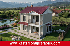126 metrekare iki katlı prefabrik ev 126 metrekare iki katlı prefabrik ev