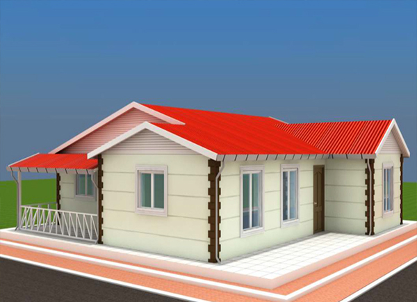 114 metrekare prefabrik ev