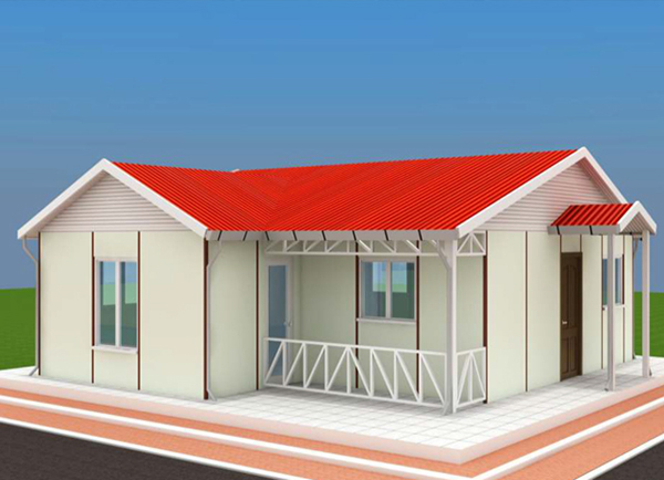 77 metrekare prefabrik ev