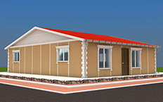 100 metrekare tek katlı prefabrik ev