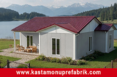 113 metrekare tek katlı prefabrik ev