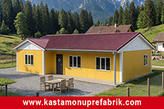 125 metrekare tek katlı prefabrik ev