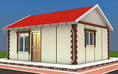 30 metrekare tek katlı prefabrik ev