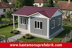 49 metrekare tek katlı prefabrik ev