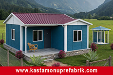 54 metrekare tek katlı prefabrik ev
