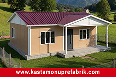 74 metrekare tek katlı prefabrik ev