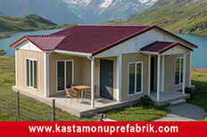 79 metrekare tek katlı prefabrik ev
