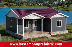 88 metrekare tek katlı prefabrik ev