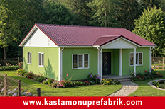 95 metrekare tek katlı prefabrik ev